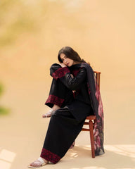ZAROON LINEN 3PC UNSTICHED FABRIC