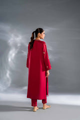 2 Piece -LINEN Embroidered Suit - KFW24-93