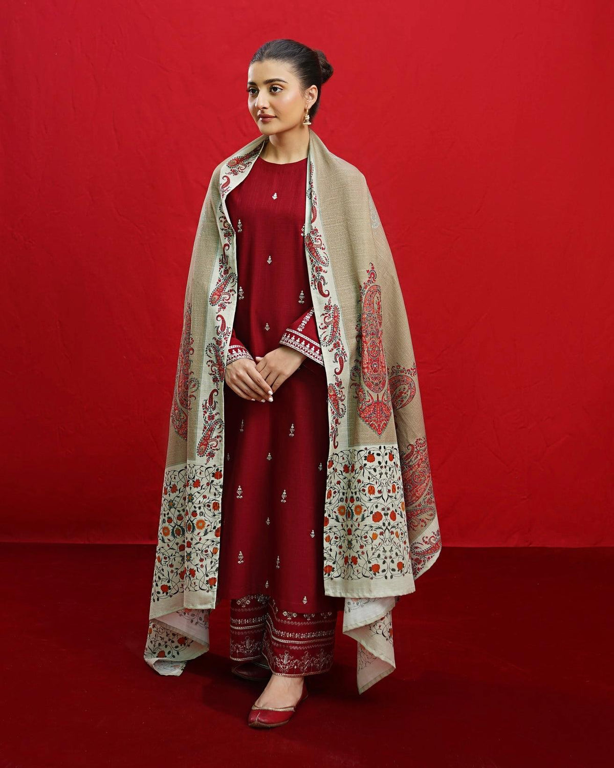DHANAK 3 PIECE EMBRIODED