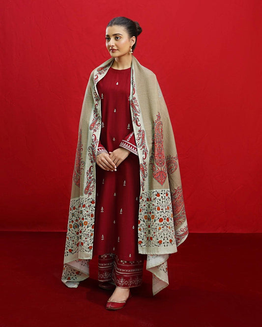 DHANAK 3 PIECE EMBRIODED