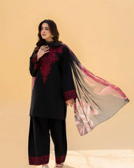 ZAROON LINEN 3PC UNSTICHED FABRIC