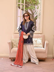 JAZMIN Unstiched 3 PC Embroidery