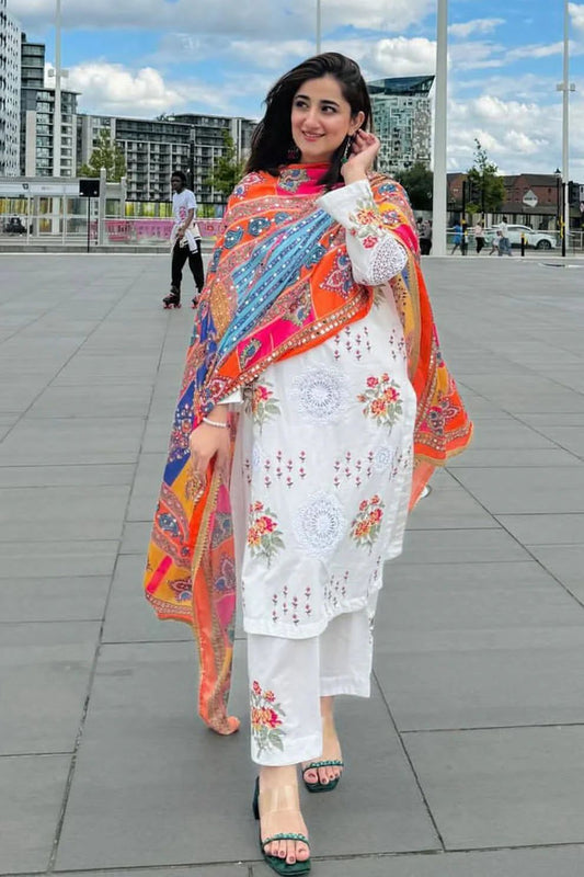 NIMRA MEHAR BY DHANAK MOSt Unstiched Fnatic