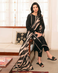 MAHMAR Dhanak FABRIC 3PC Unstiched